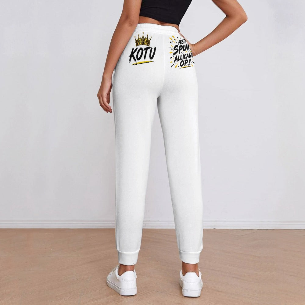 Dames joggingbroek met volledige print
