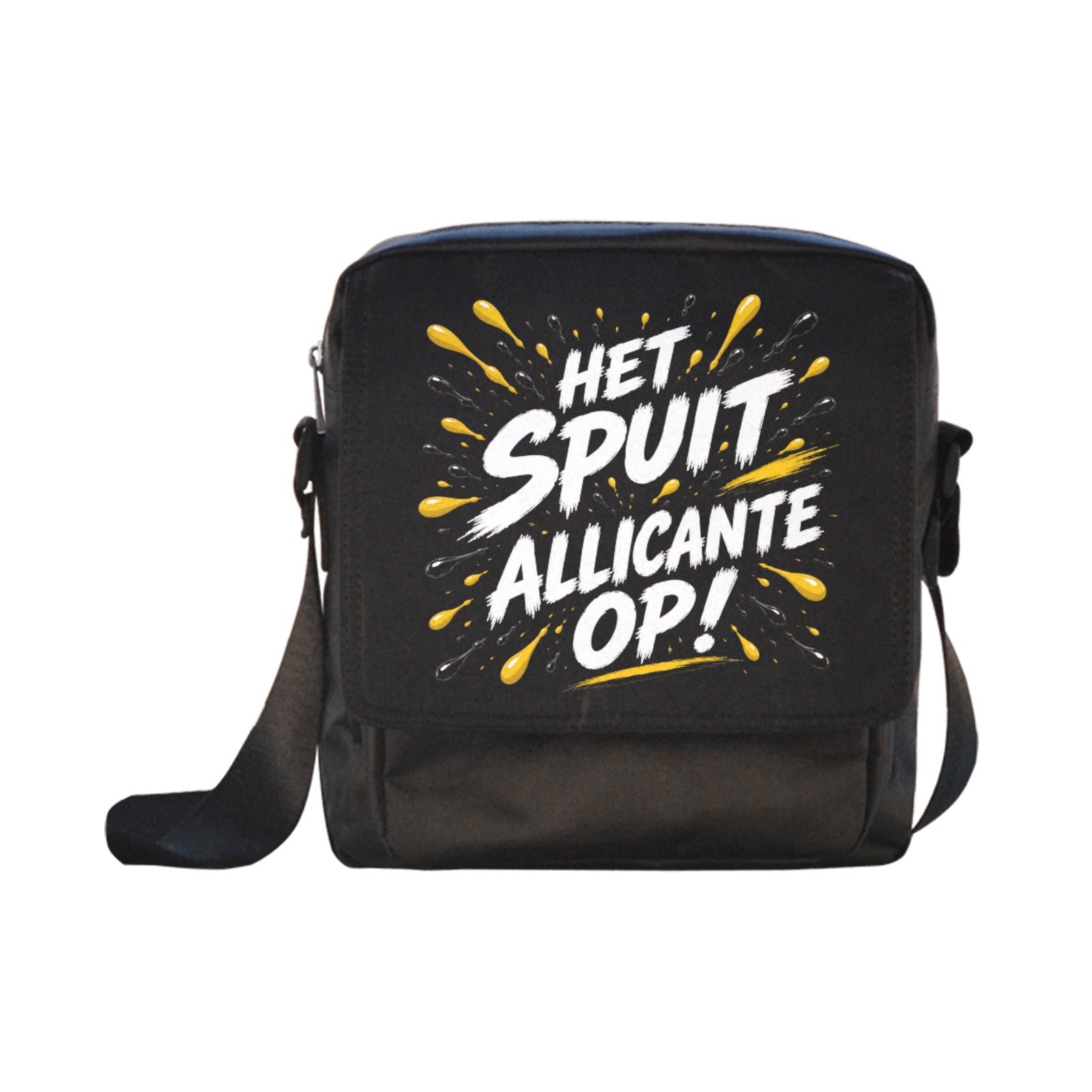 Gepersonaliseerde crossbody tas van nylon