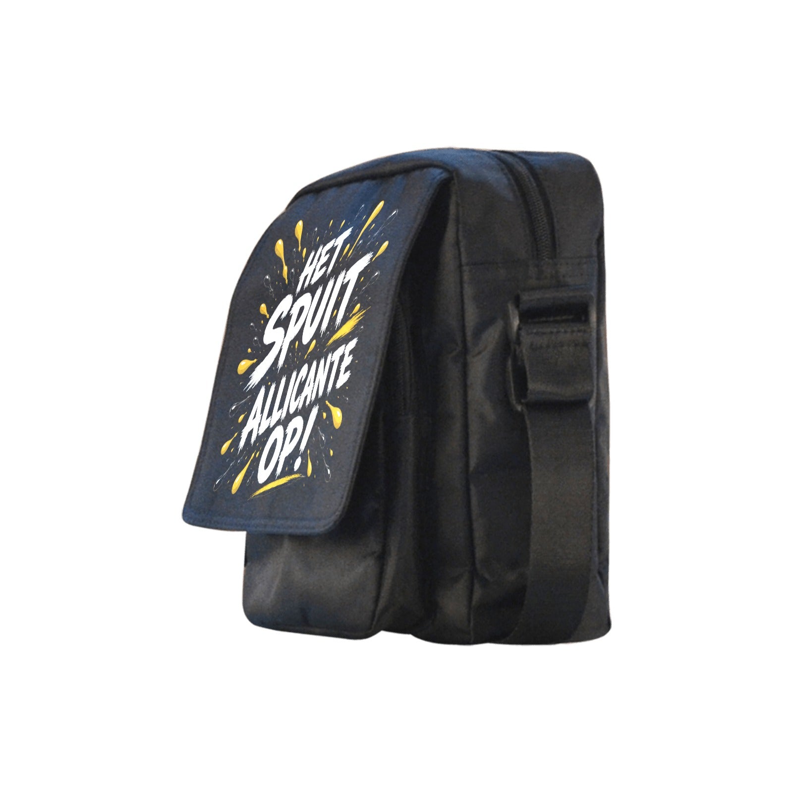 Gepersonaliseerde crossbody tas van nylon