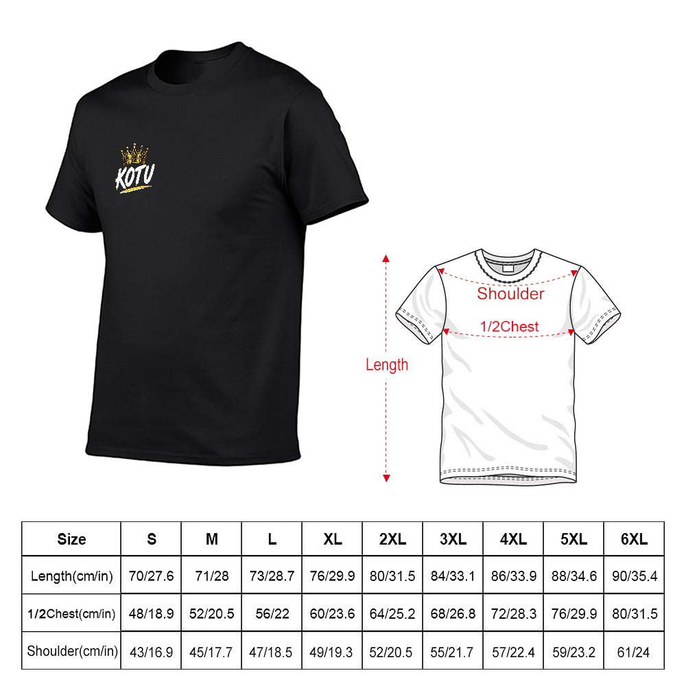 Nieuw heren T-shirt met korte mouwen