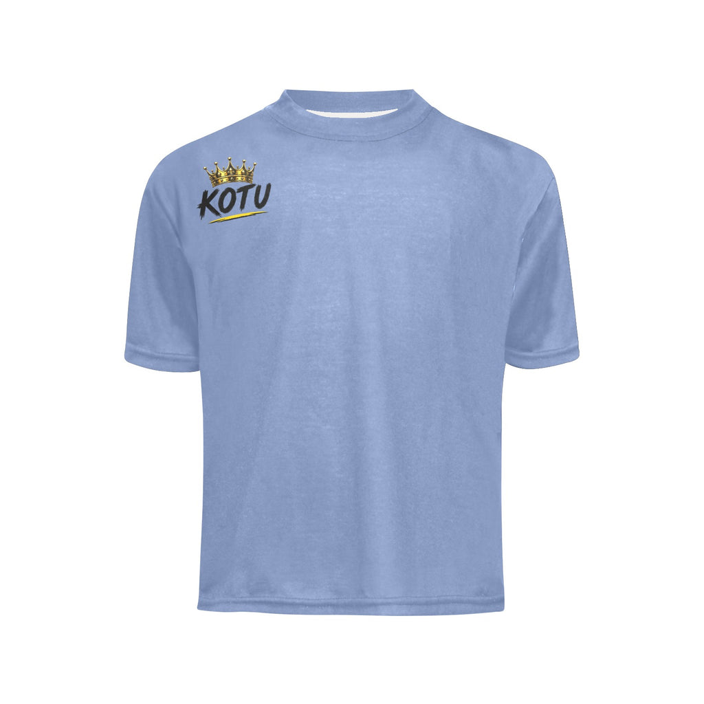 Meisjes All-Over Print Ronde Hals T-Shirt (T40-2)