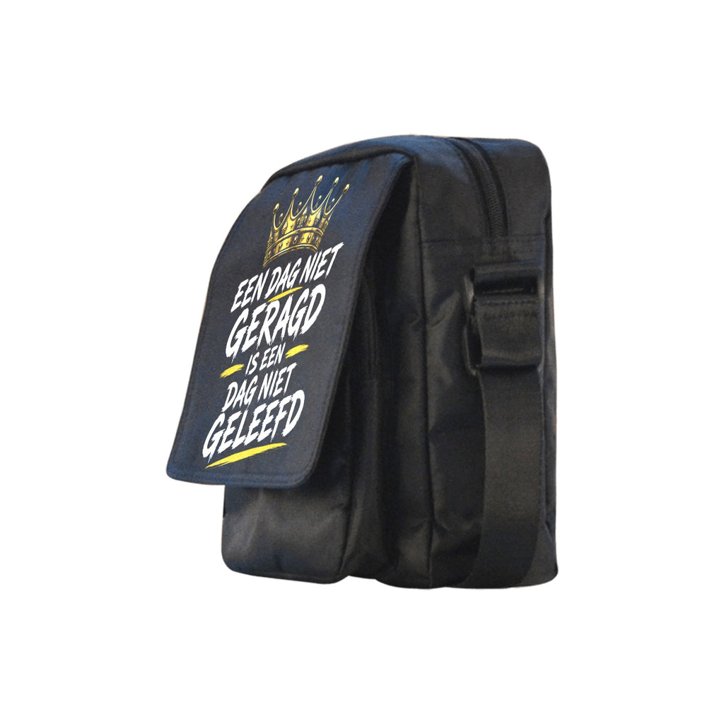 Gepersonaliseerde crossbody tas van nylon