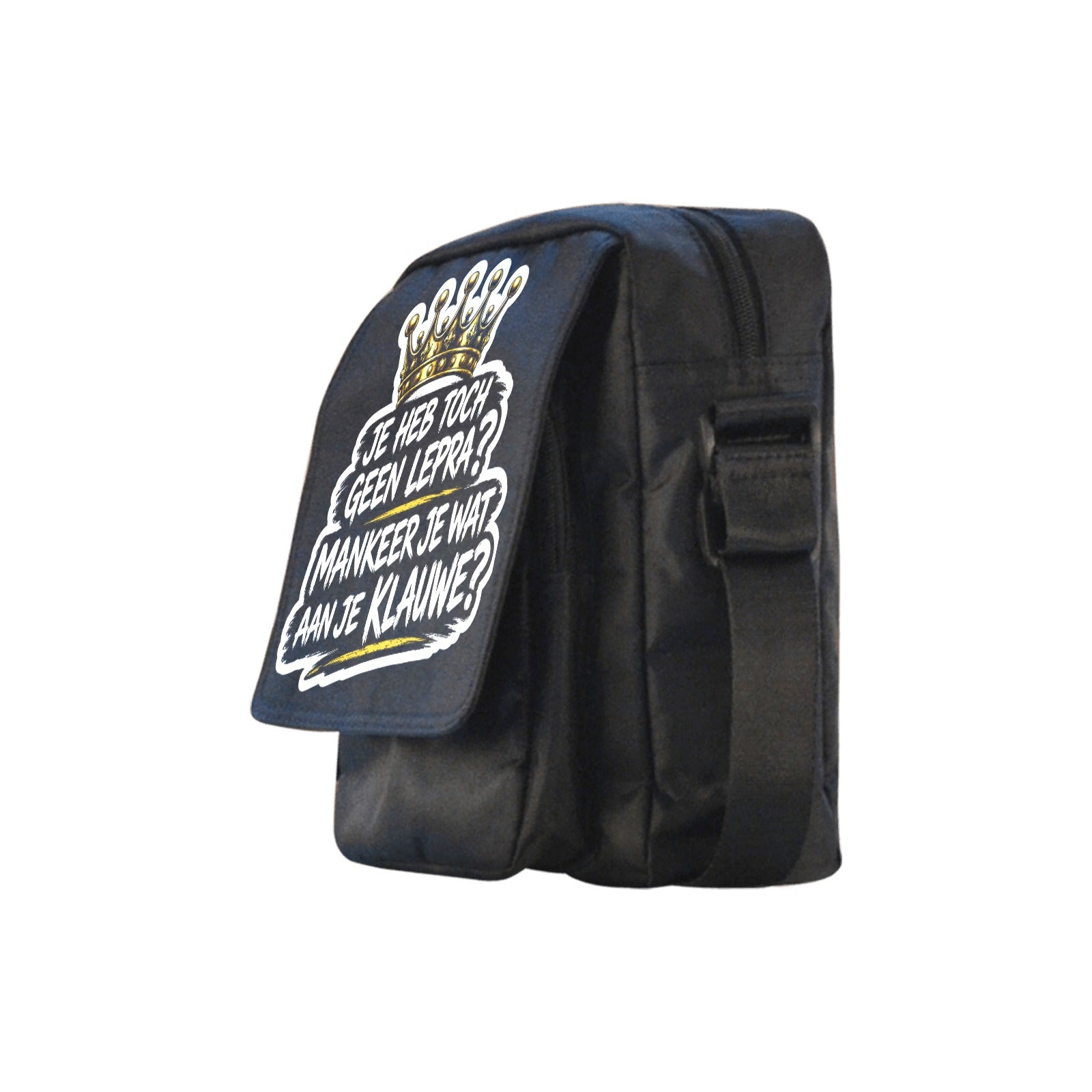 Gepersonaliseerde crossbody tas van nylon