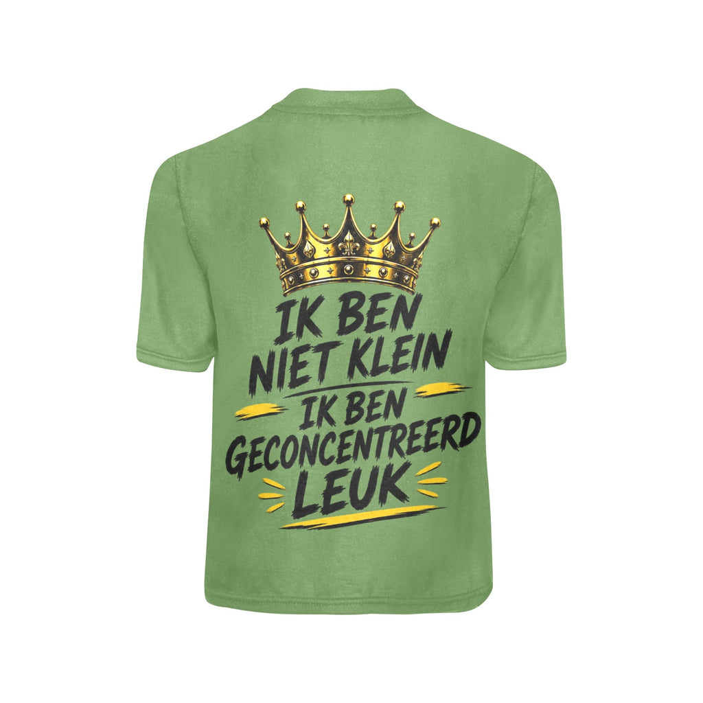 Meisjes All-Over Print Ronde Hals T-Shirt (T40-2)