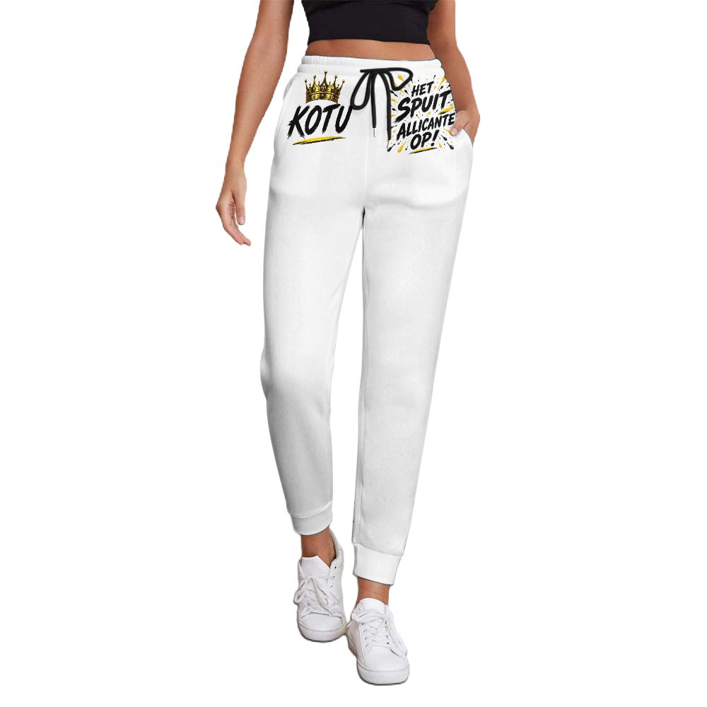 Dames joggingbroek met volledige print