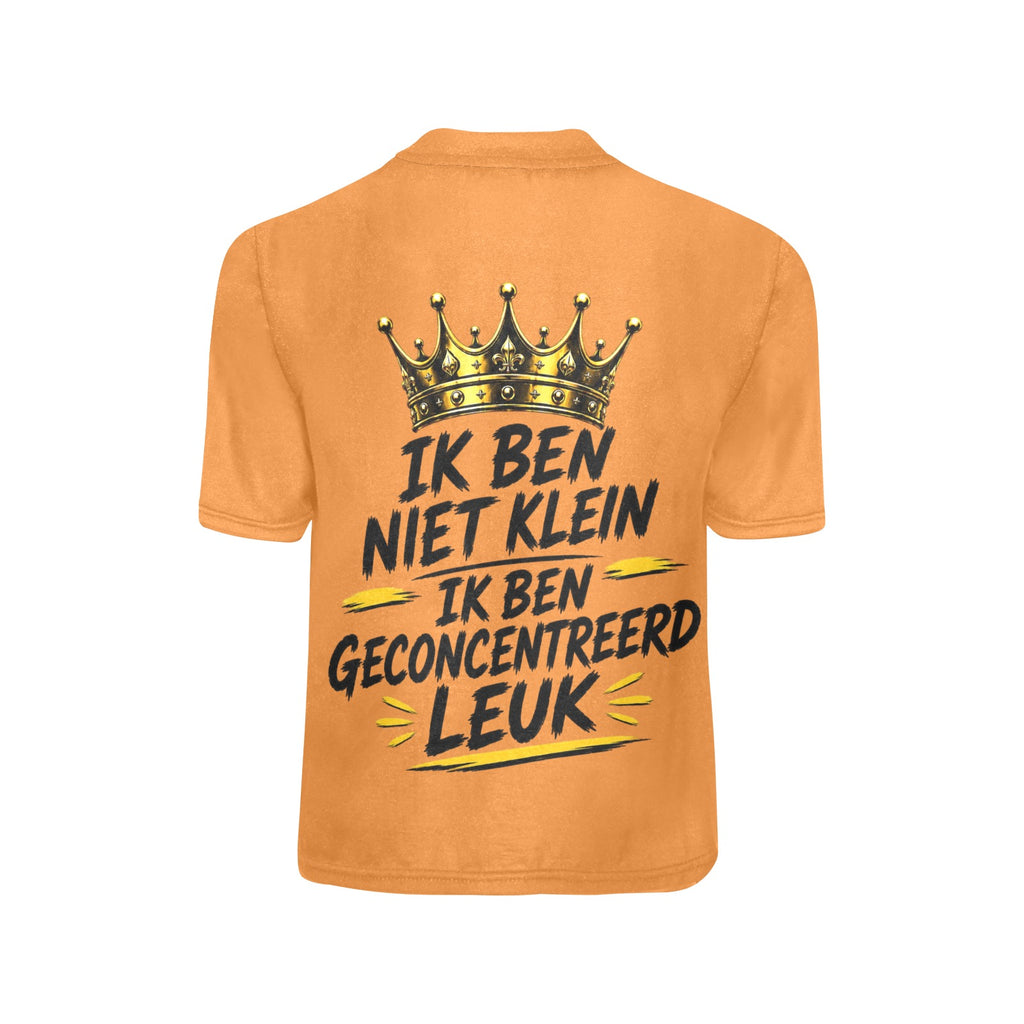 Meisjes All-Over Print Ronde Hals T-Shirt (T40-2)
