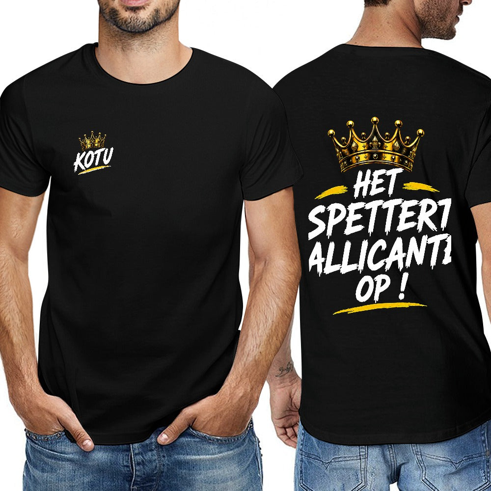 Nieuw heren T-shirt met korte mouwen