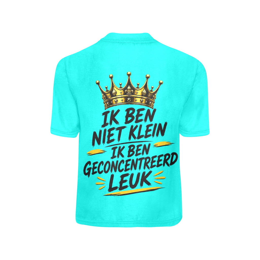 Meisjes All-Over Print Ronde Hals T-Shirt (T40-2)