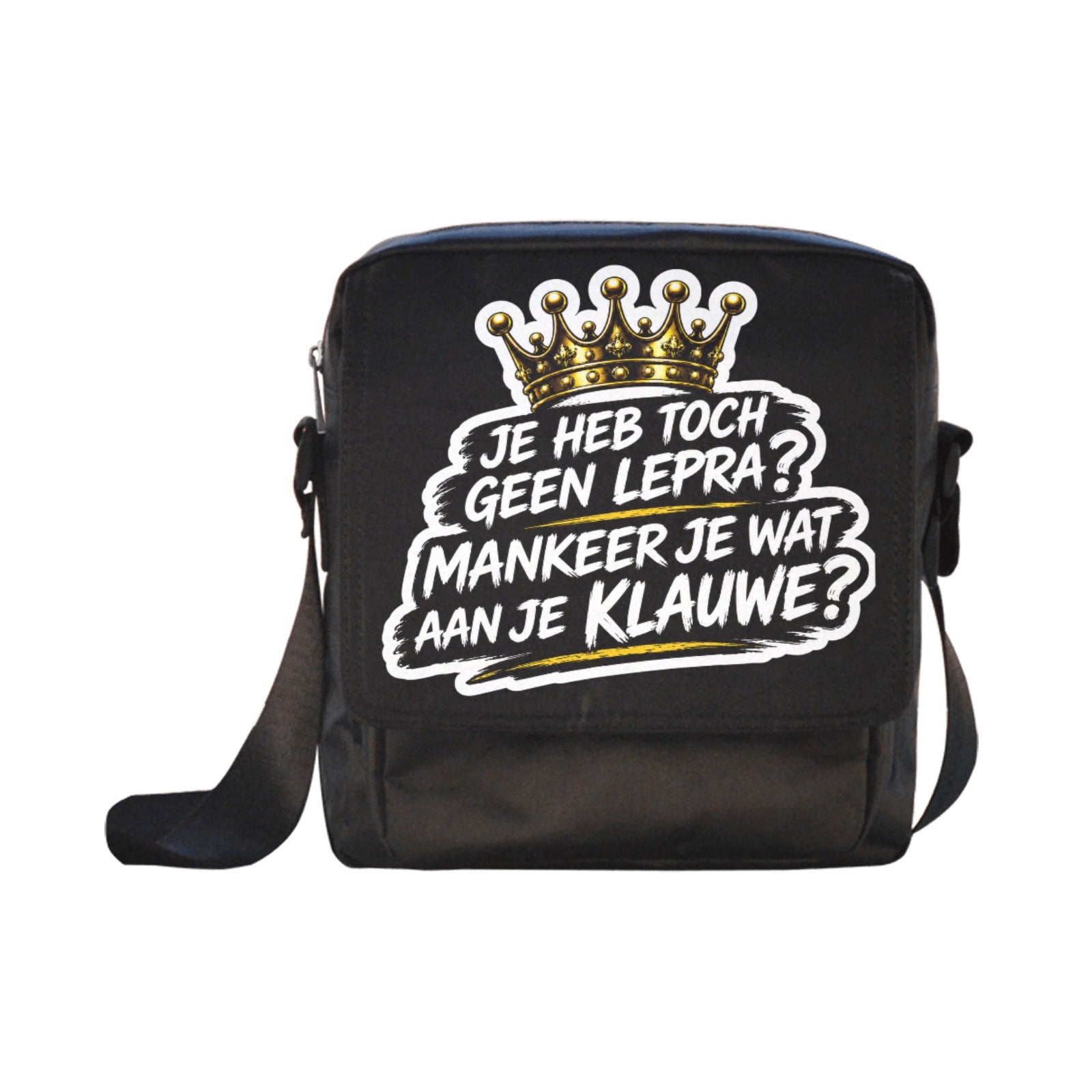 Gepersonaliseerde crossbody tas van nylon