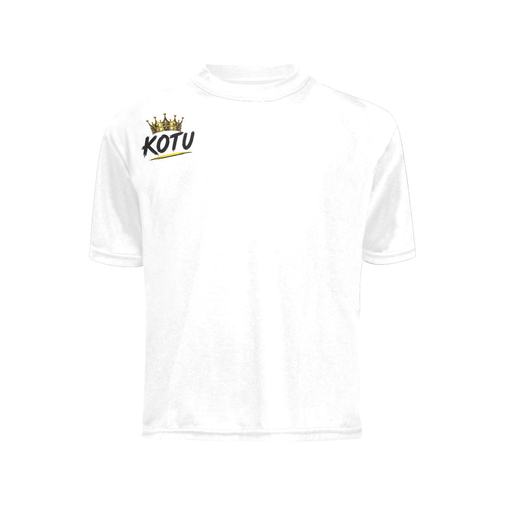 Meisjes All-Over Print Ronde Hals T-Shirt (T40-2)