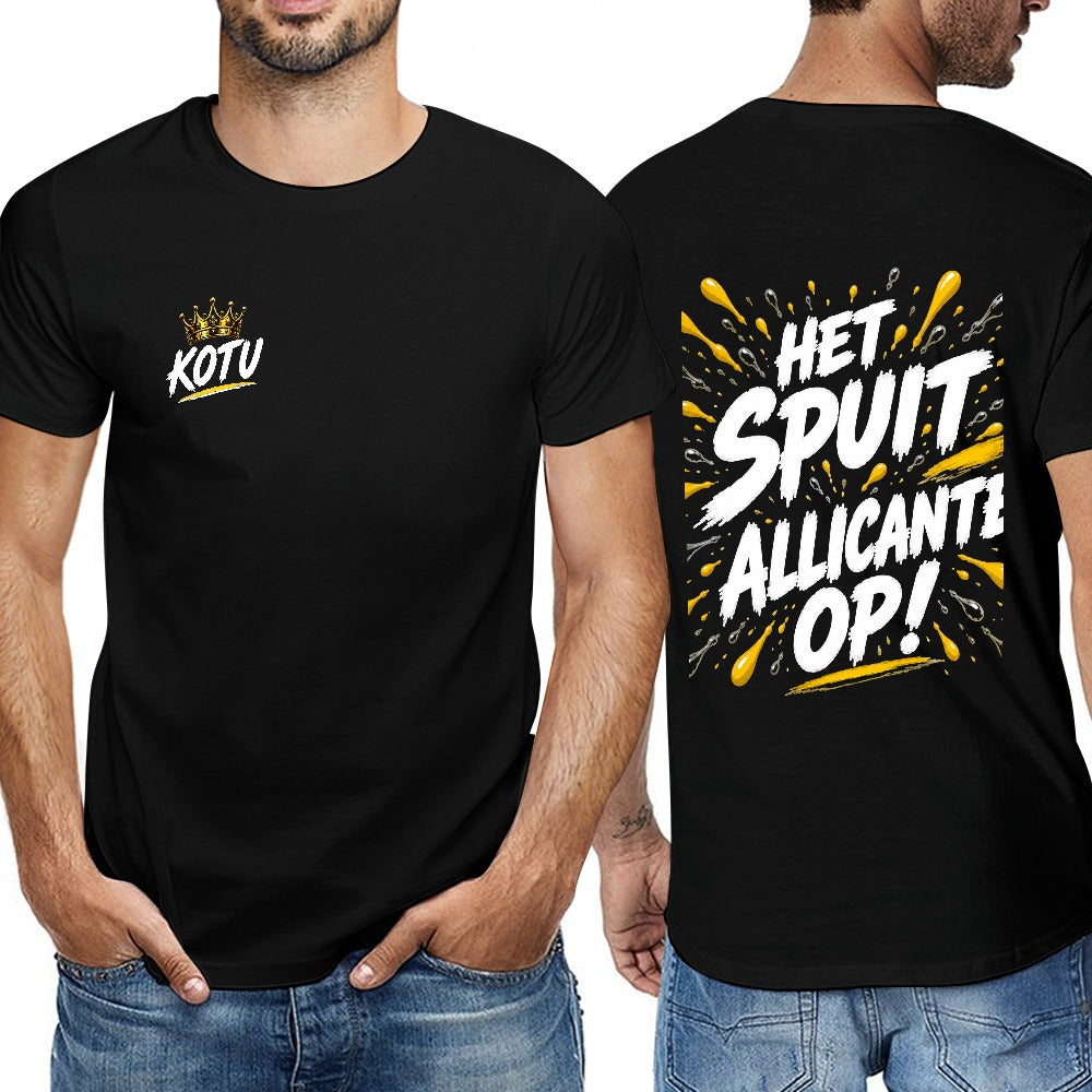 Nieuw heren T-shirt met korte mouwen