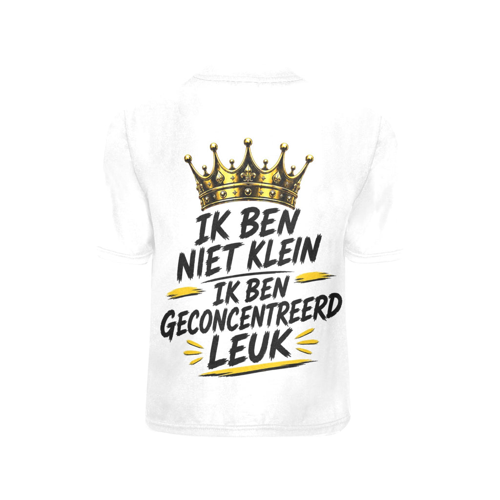 Meisjes All-Over Print Ronde Hals T-Shirt (T40-2)