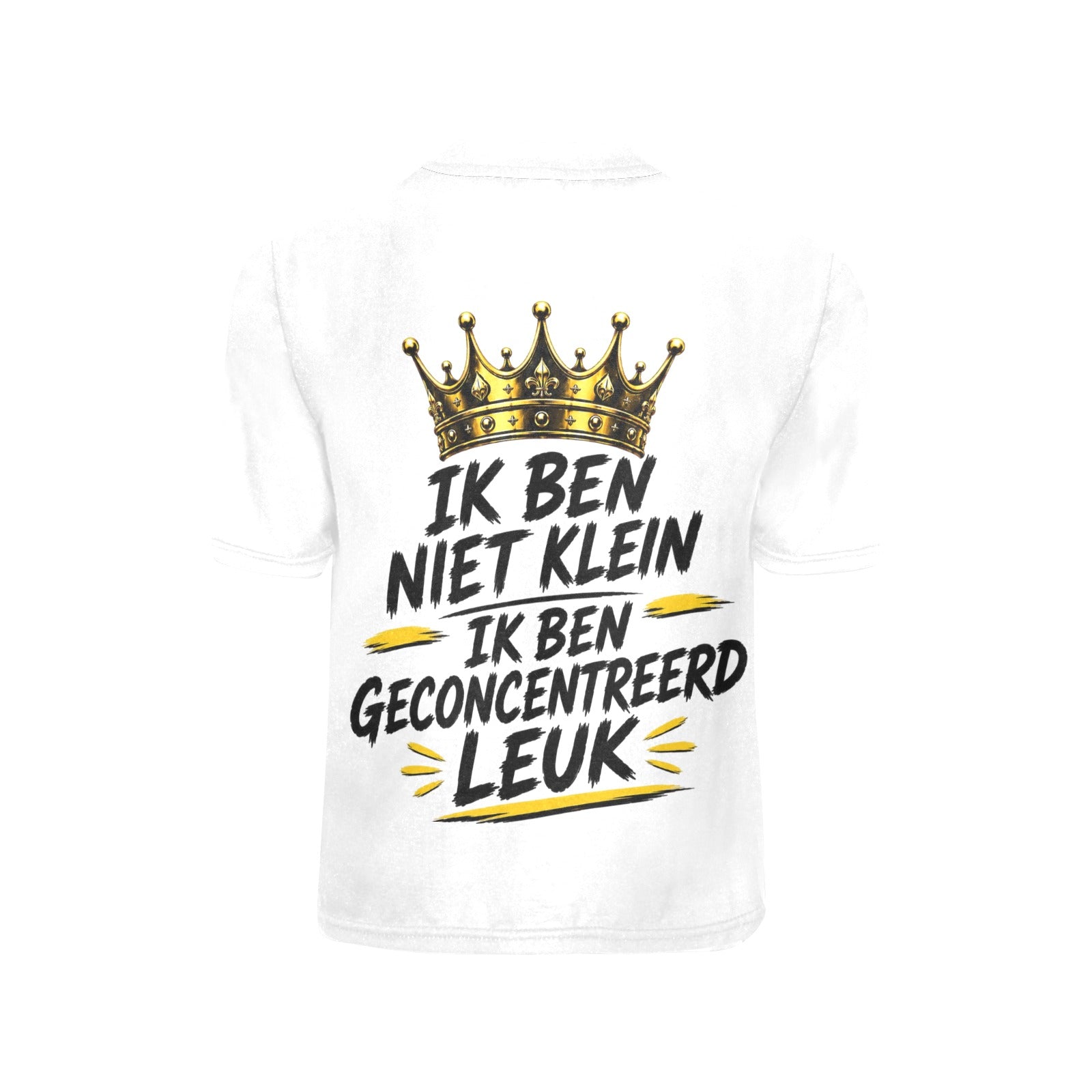 Meisjes All-Over Print Ronde Hals T-Shirt (T40-2)