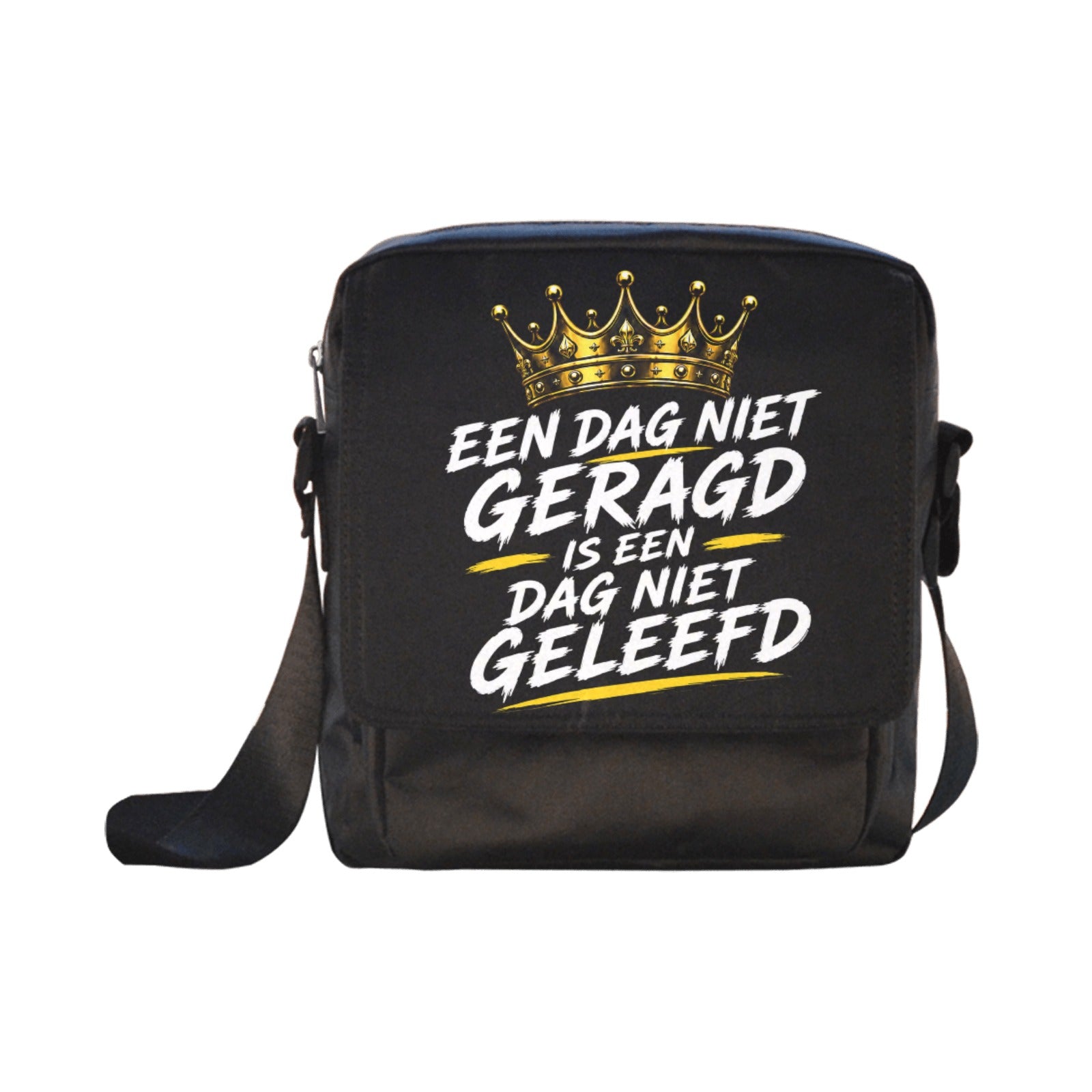 Gepersonaliseerde crossbody tas van nylon