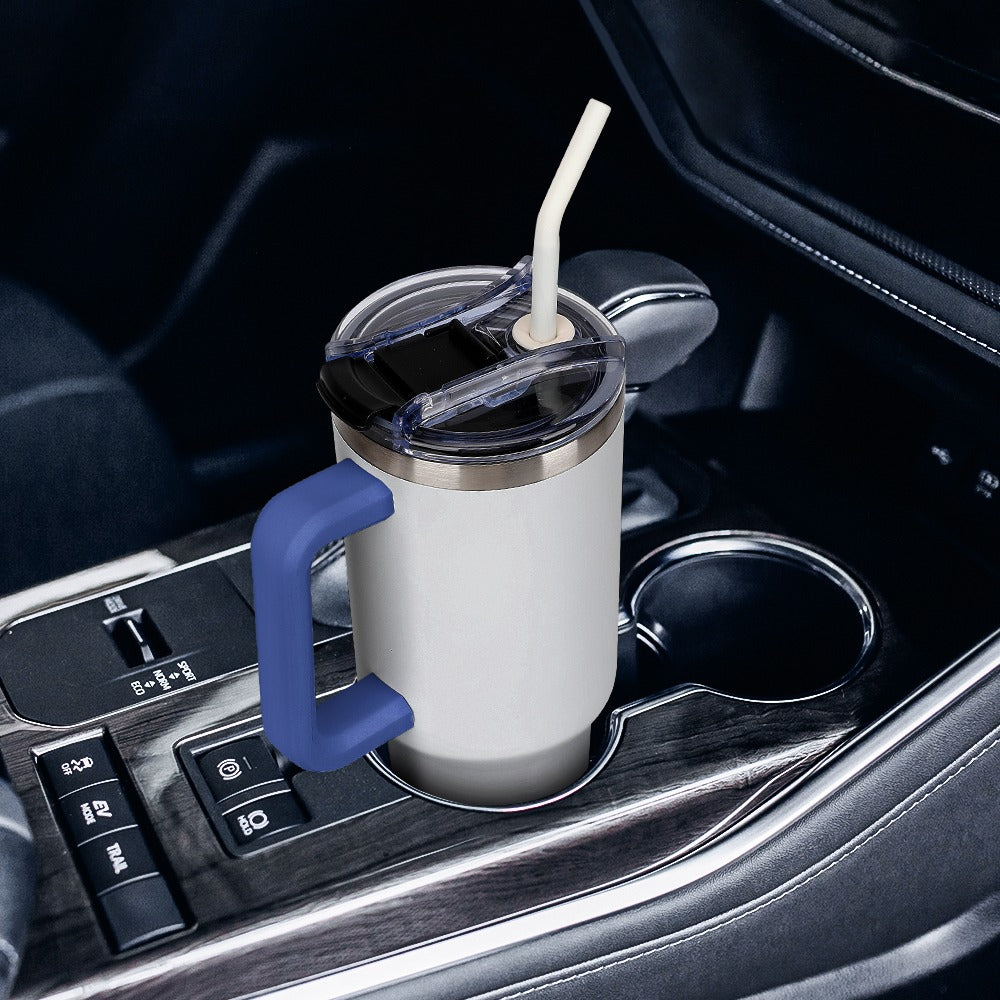 Grote thermosbeker op maat voor in de auto