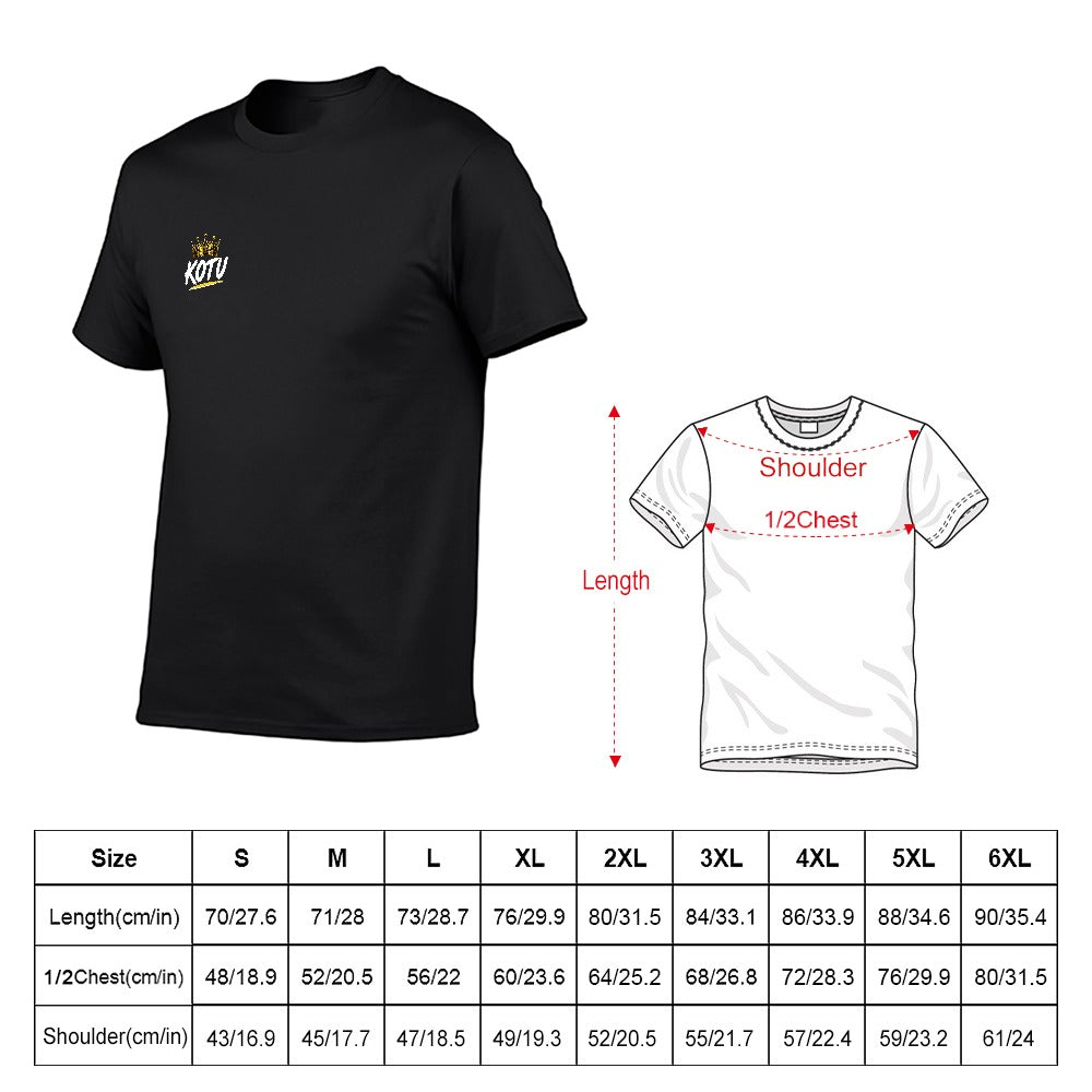Nieuw heren T-shirt met korte mouwen