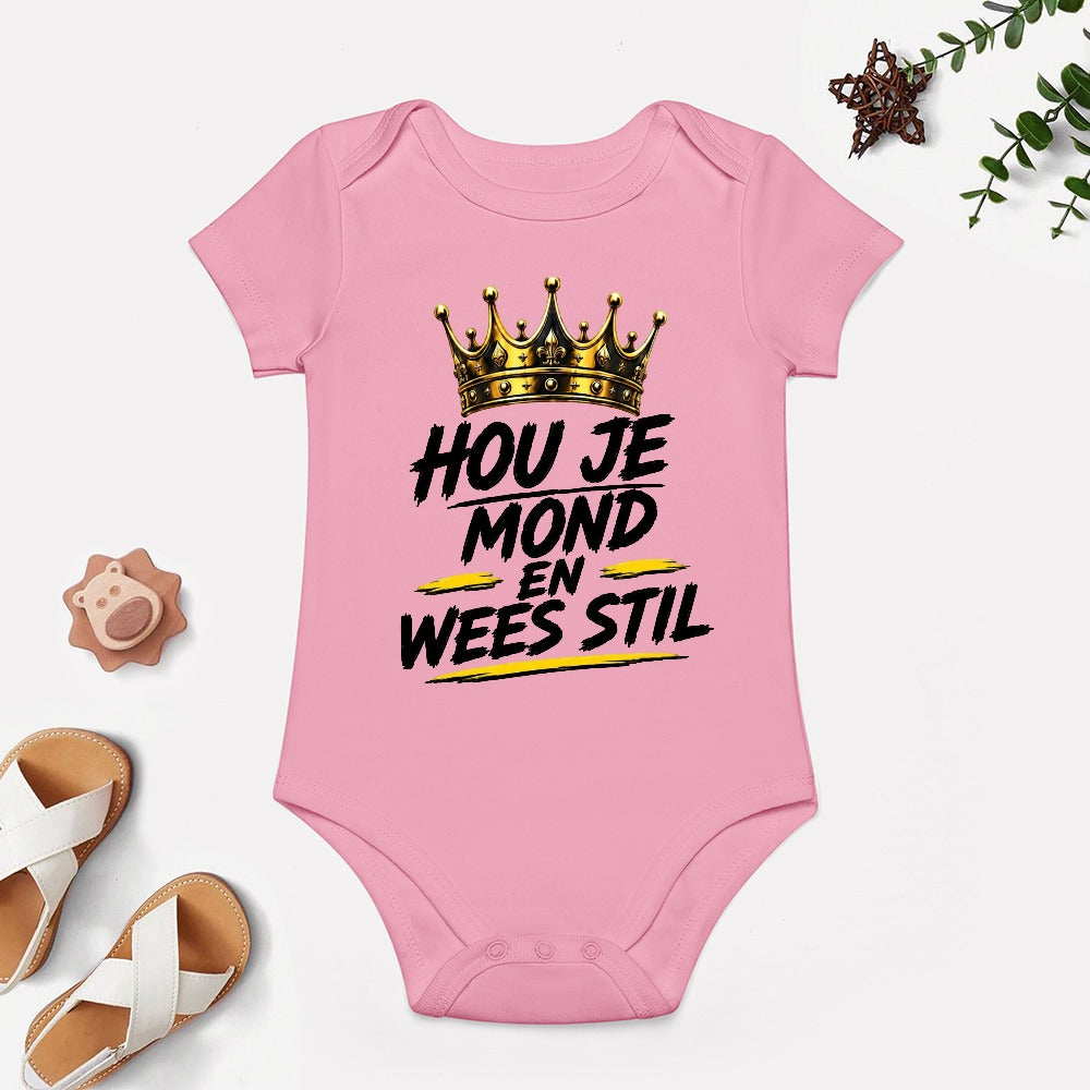 Korte Mouw Baby Rompertje