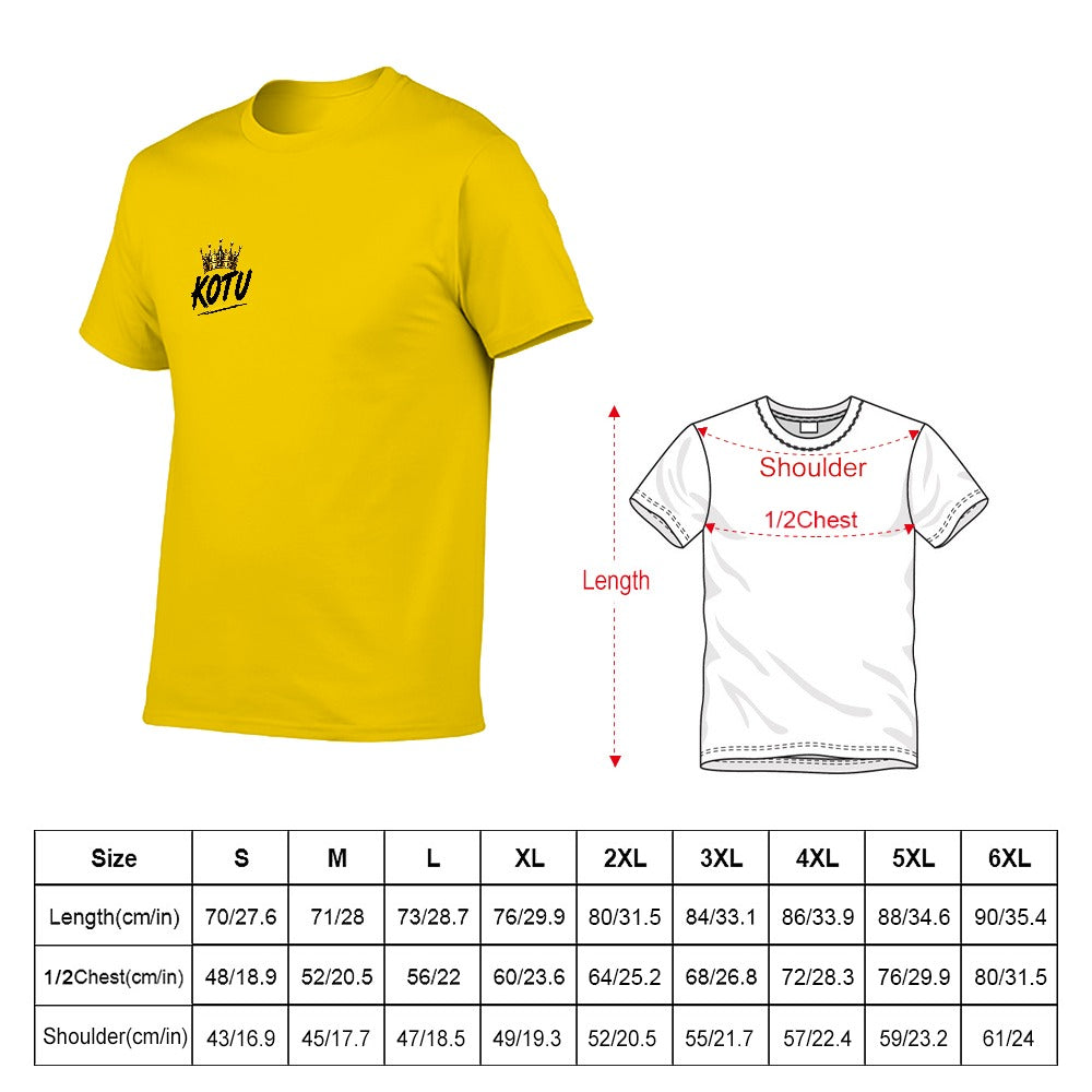 Nieuw 150 g Heren T-shirt met Korte Mouwen