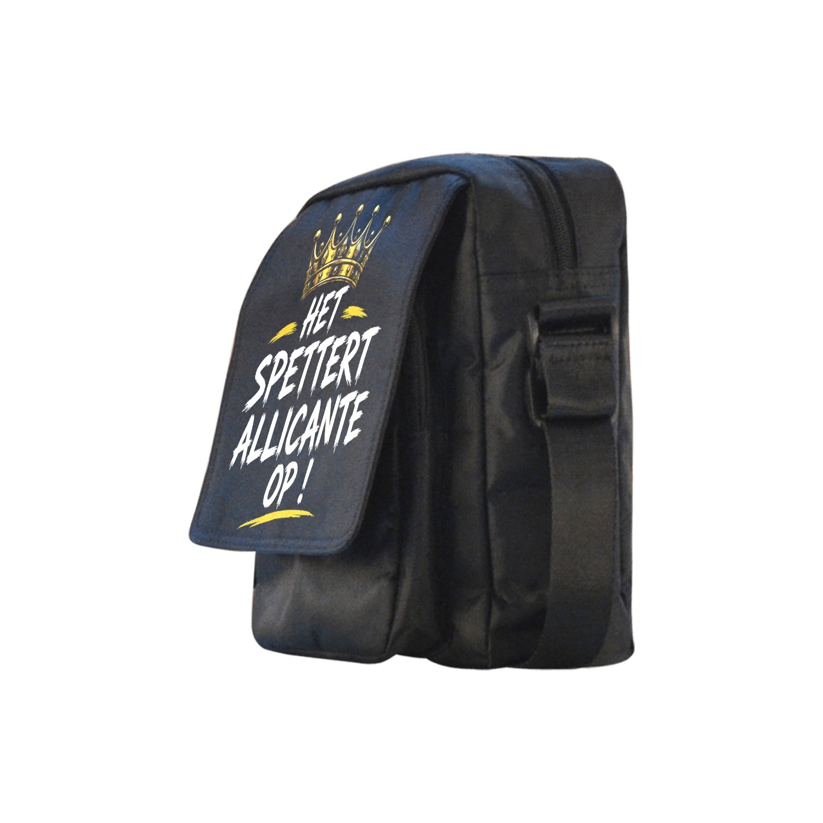 Gepersonaliseerde crossbody tas van nylon