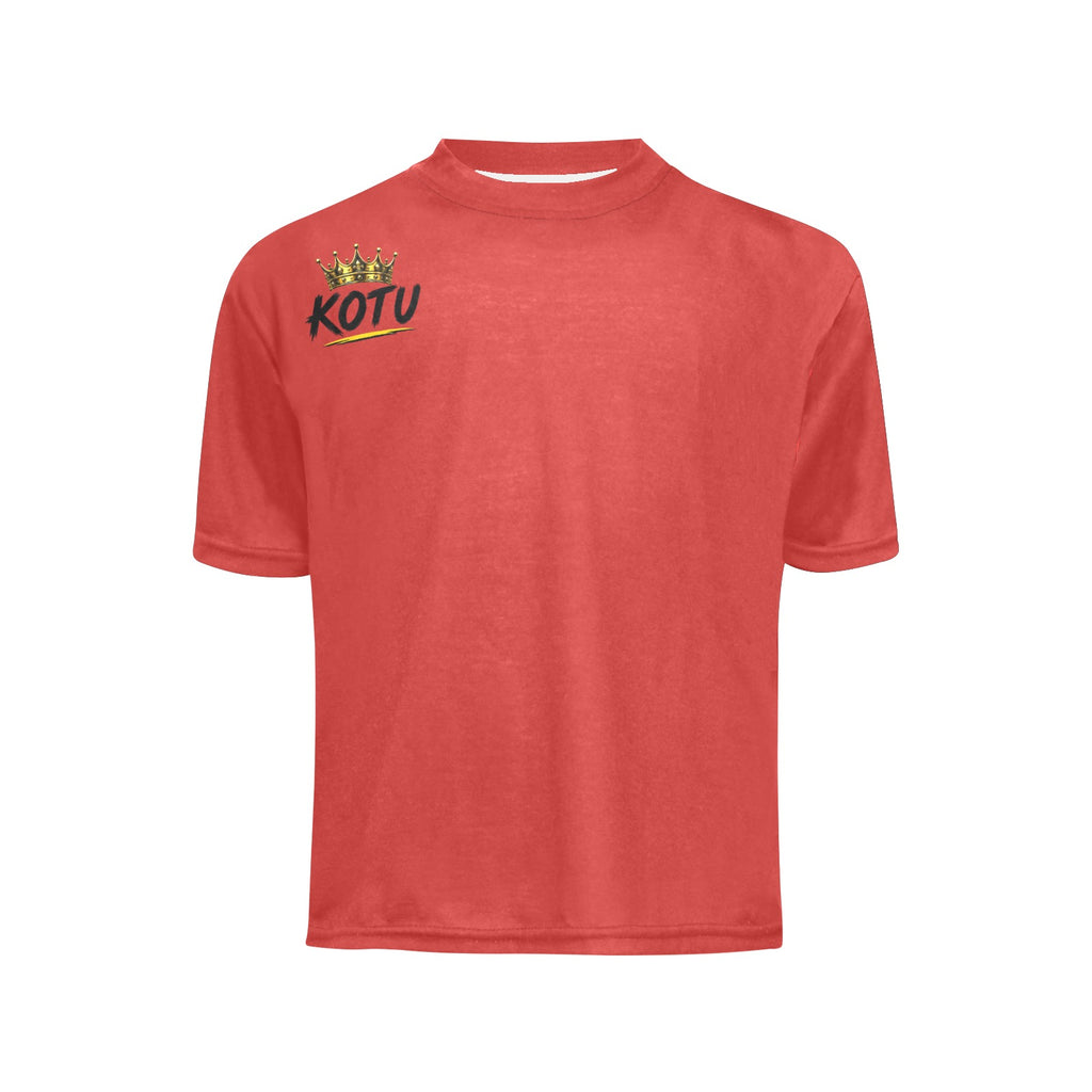 Meisjes All-Over Print Ronde Hals T-Shirt (T40-2)