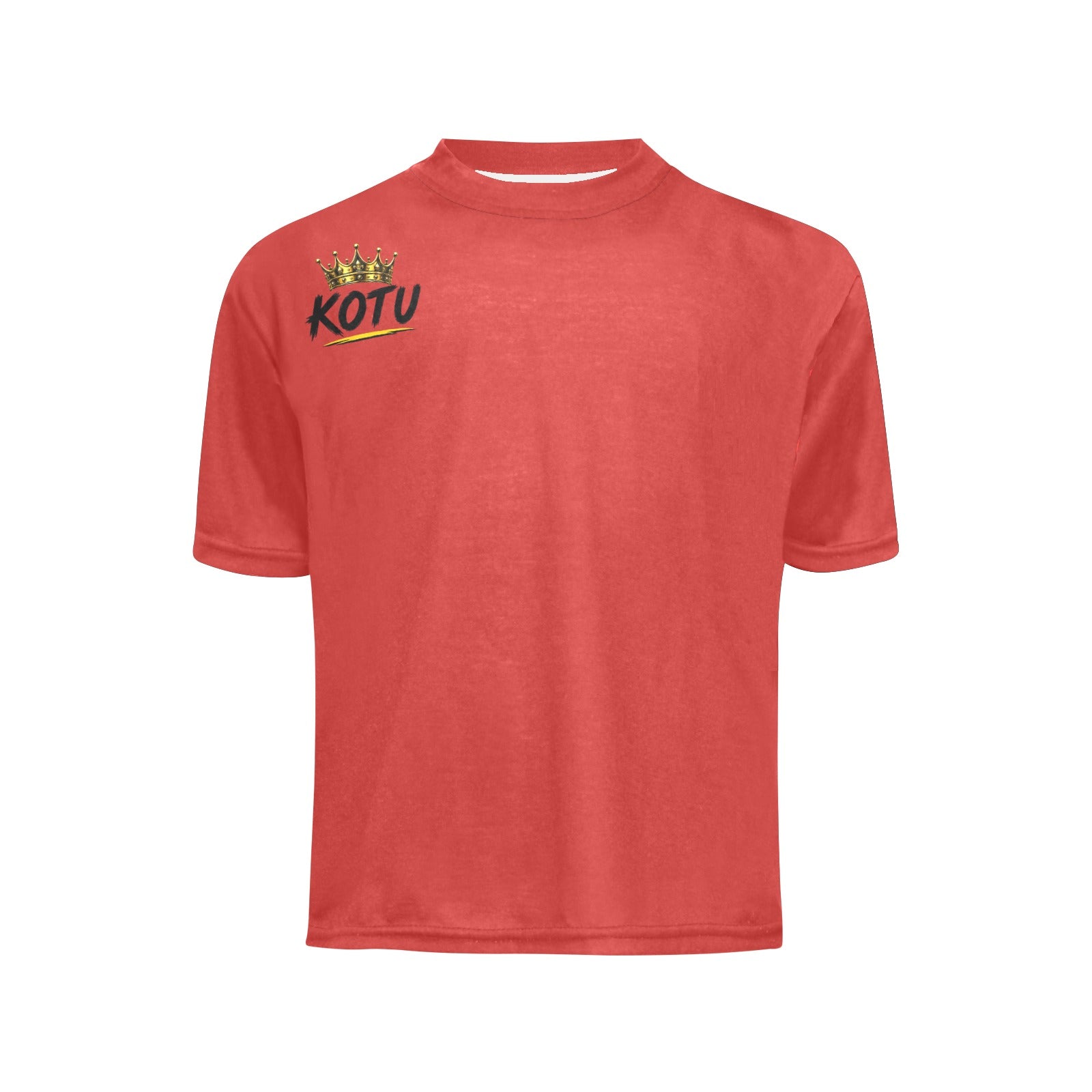 Meisjes All-Over Print Ronde Hals T-Shirt (T40-2)