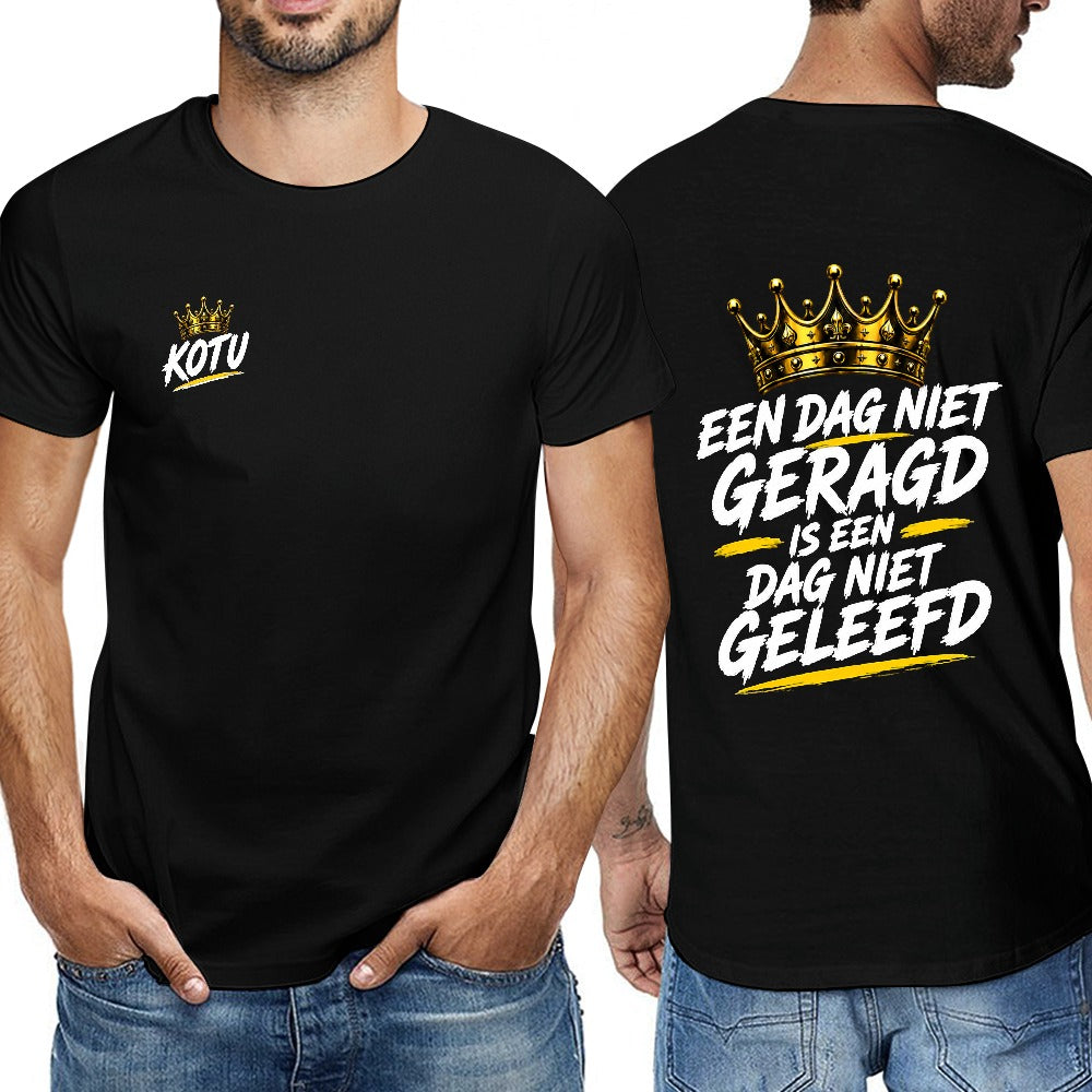 Nieuw heren T-shirt met korte mouwen