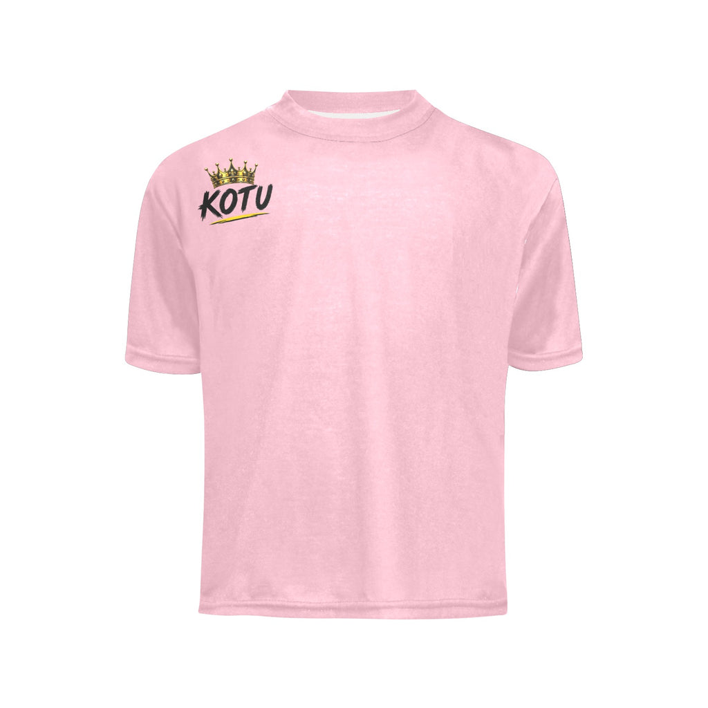 Meisjes All-Over Print Ronde Hals T-Shirt (T40-2)