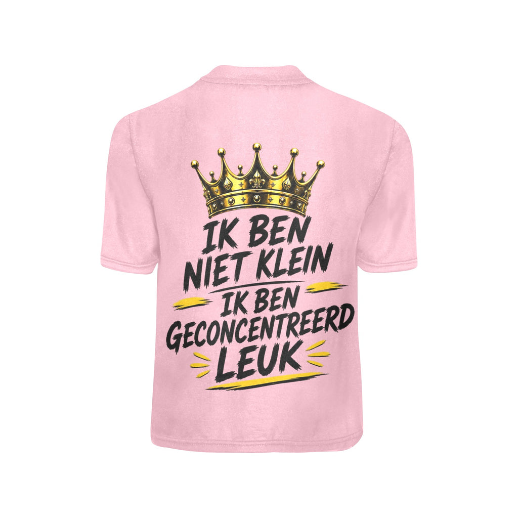 Meisjes All-Over Print Ronde Hals T-Shirt (T40-2)