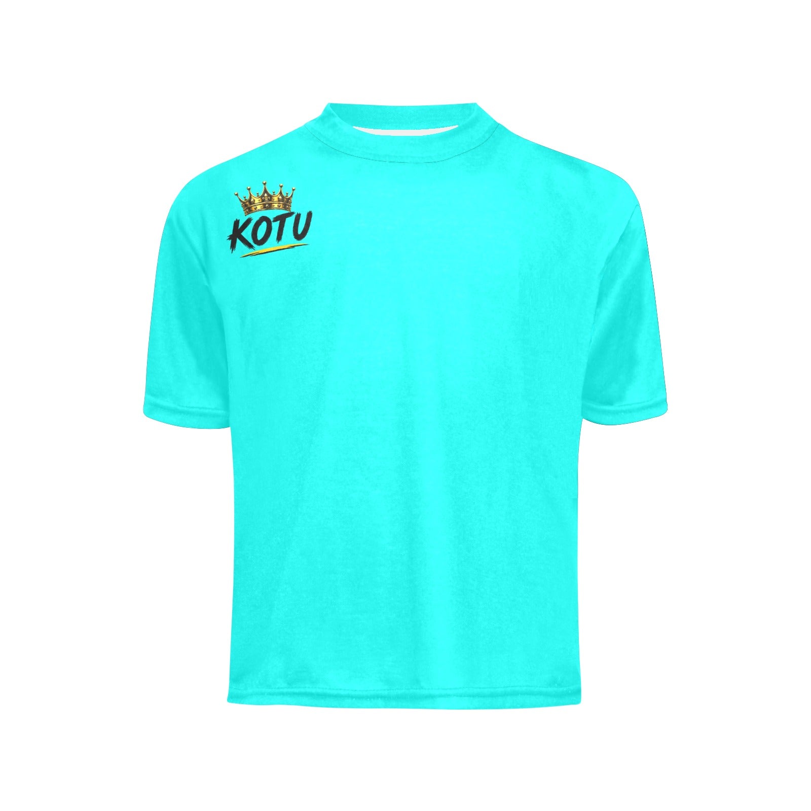 Meisjes All-Over Print Ronde Hals T-Shirt (T40-2)