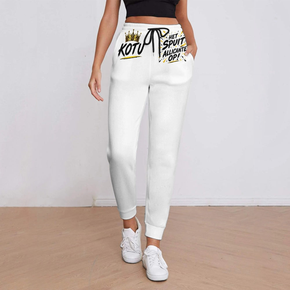 Dames joggingbroek met volledige print