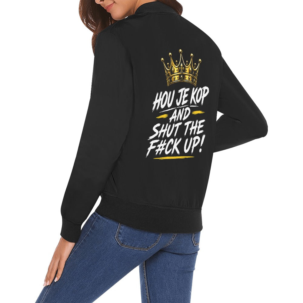 All Over Print Bomberjack voor Dames (H19)